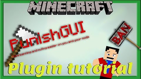 PunishGUI PLUGIN || Tutorial [Nederlands/Dutch]