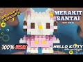 Merakit Santai Lego Bricks Hello Kitty Pink Dress Seri MZ 019 Merakit Santai Lego Bricks Hello Kitty Pink Dress Seri MZ 019