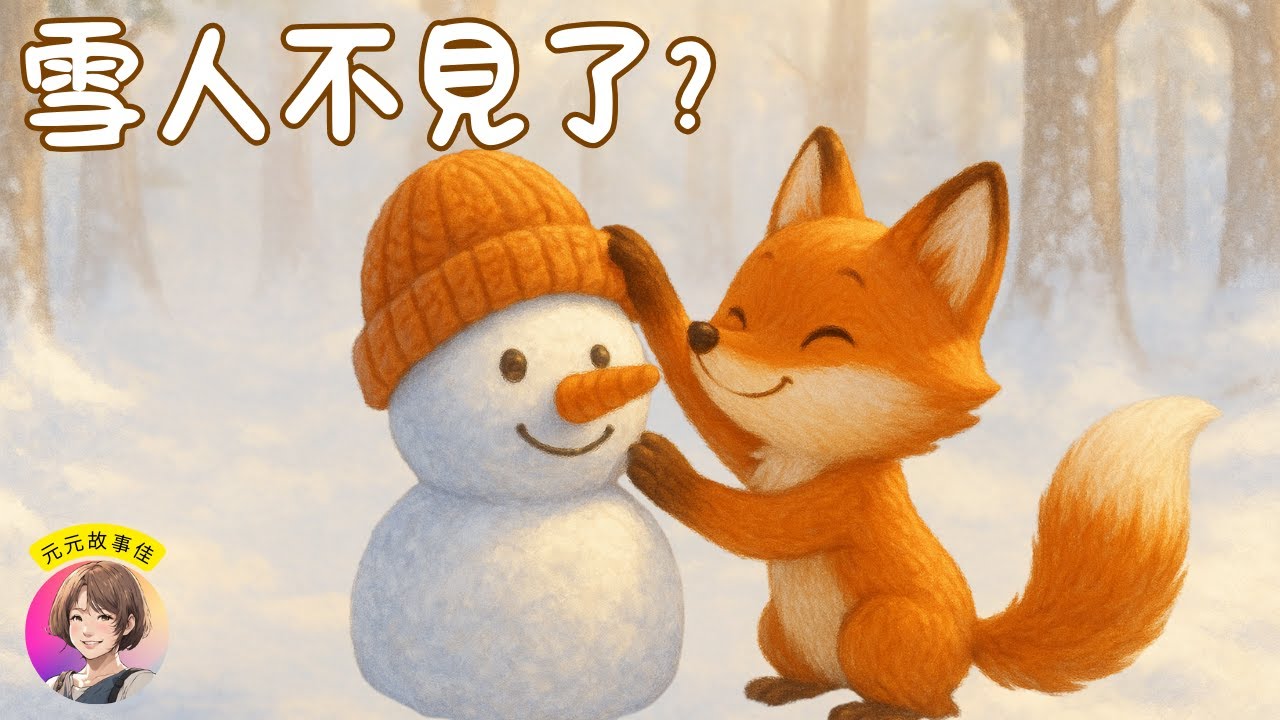 雪人不見了？｜元元老師溫柔冬日故事