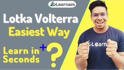 Learn Lotka Volterra Model In Easiest way | Shortest Trick Ever-3 |  Ecology | CSIR |Virendra Singh
