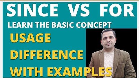 Learn Use of SINCE & FOR in 5 Minutes | English Grammar