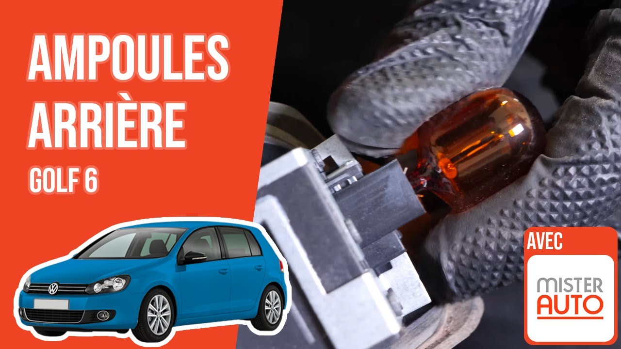 Changer les ampoules de feux arrière Golf 6 💡 - YouTube