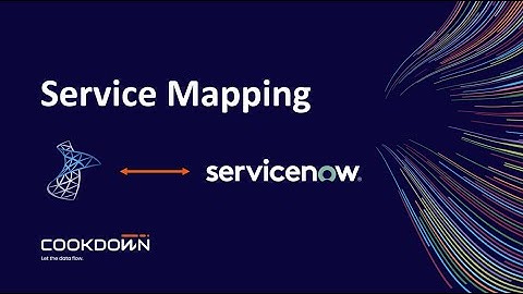 Cookdown Service Mapping Webinar 13 Feb 2020