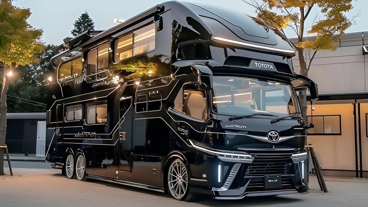 Two Stories Rv 🌍 2026 Toyota Double Decker Camper | Luxury 2-Story RV for Family ...