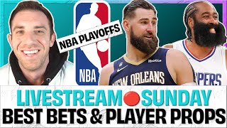 NBA Live 🔴 Best Bets & Player Prop Picks | Sunday April 21