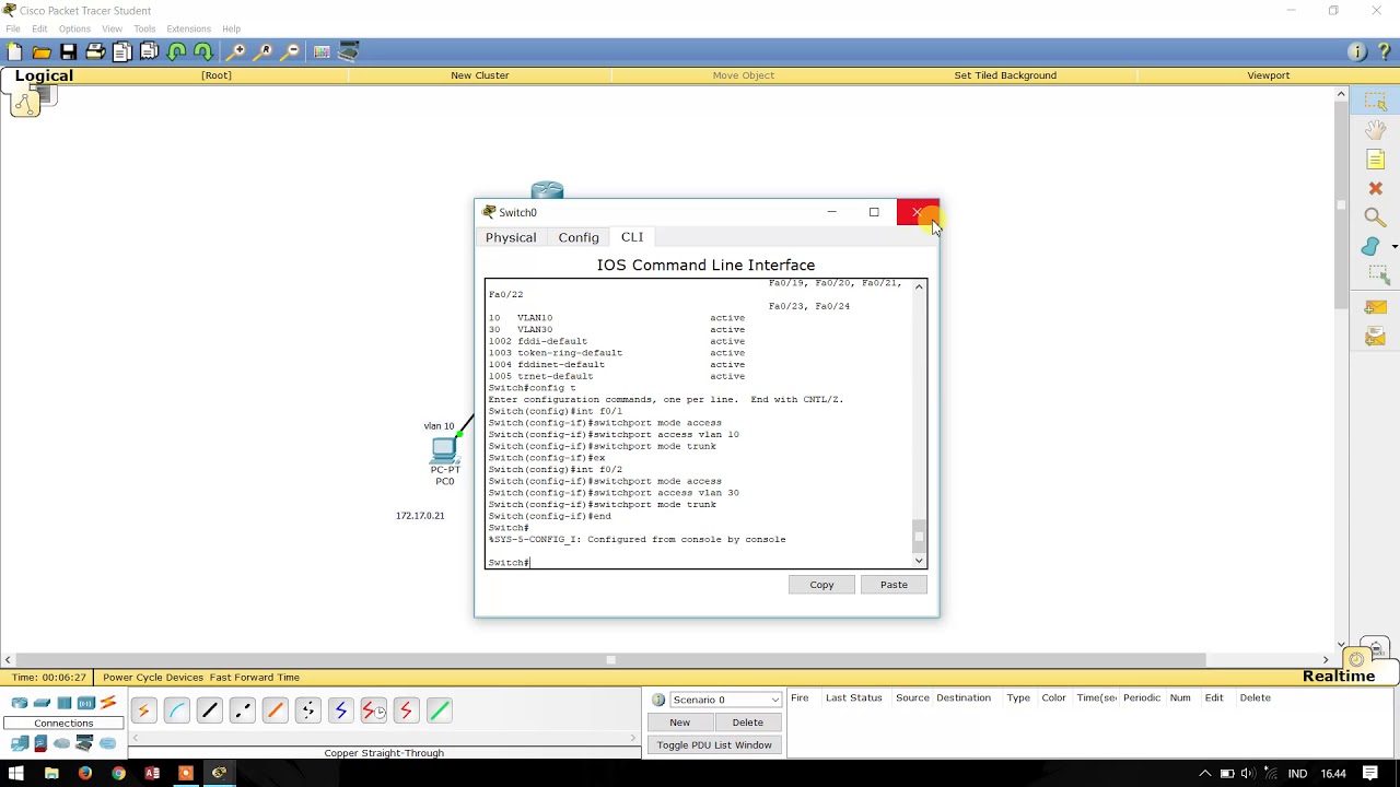 Cara Konfigurasi Legacy Inter VLAN Dengan Cisco Packet Tracer YouTube
