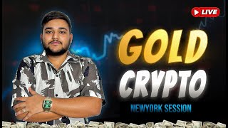 LIVE TRADING | LIVE XAUUSD, BITCOIN &amp; FOREX PAIRS | NYC SESSION | DAY : 43 #livetrading