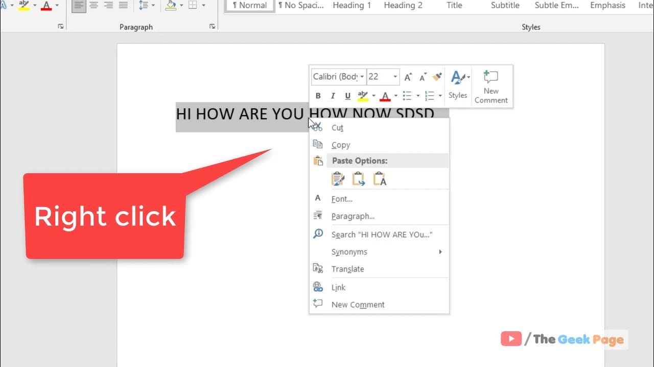 MS Word typing in CAPS even when CAPS LOCK is OFF Fix YouTube