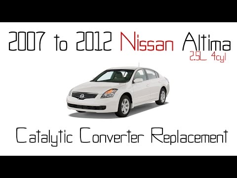 2007 to 2012 Nissan altima 2.5L catalytic converter replacement – Exhaust manifold DIY