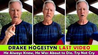 Drake Hogestyn Last Video Before He Died / Try Not To Cry