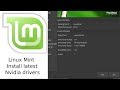 Install latest NVIDIA drivers for Linux Mint 19/Ubuntu 18.04