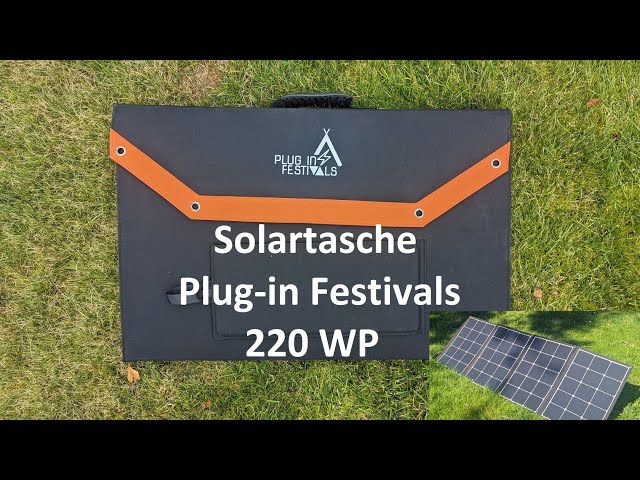 Solartasche Plug-in Festivals 220 Wp, Wohnmobil 