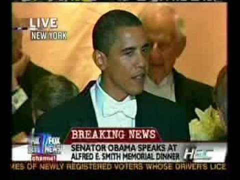 Barack Obama's speech at the Alfred E. Smith Dinne...