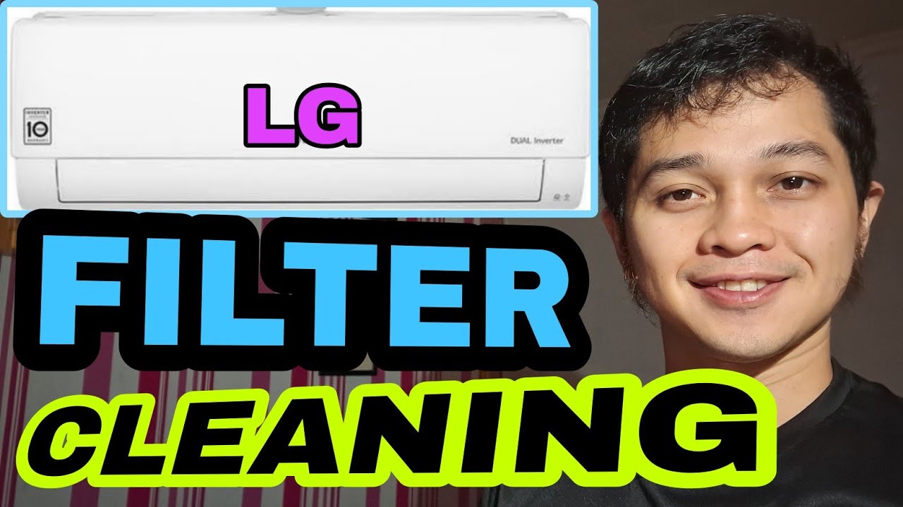 Paano, Linisin FILTER, LG DUAL INVERTER split type aircon - YouTube