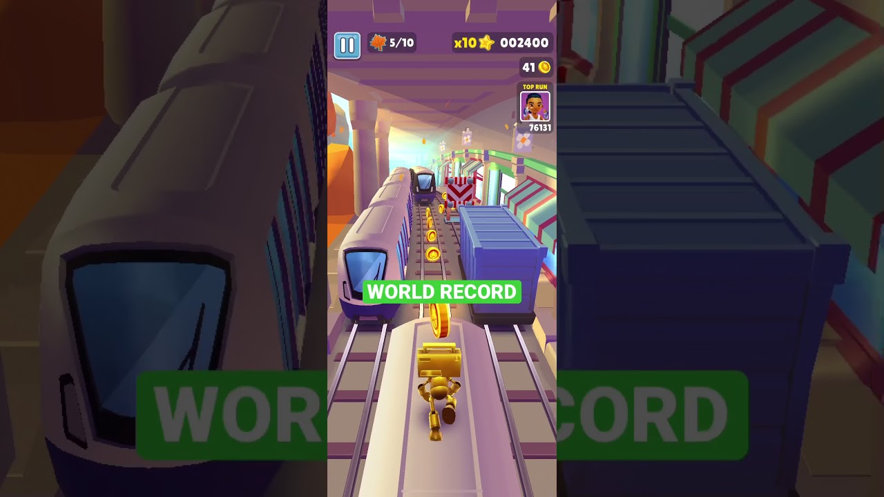 (World Record) Subway Surfers Professional subwaysurfers YouTube