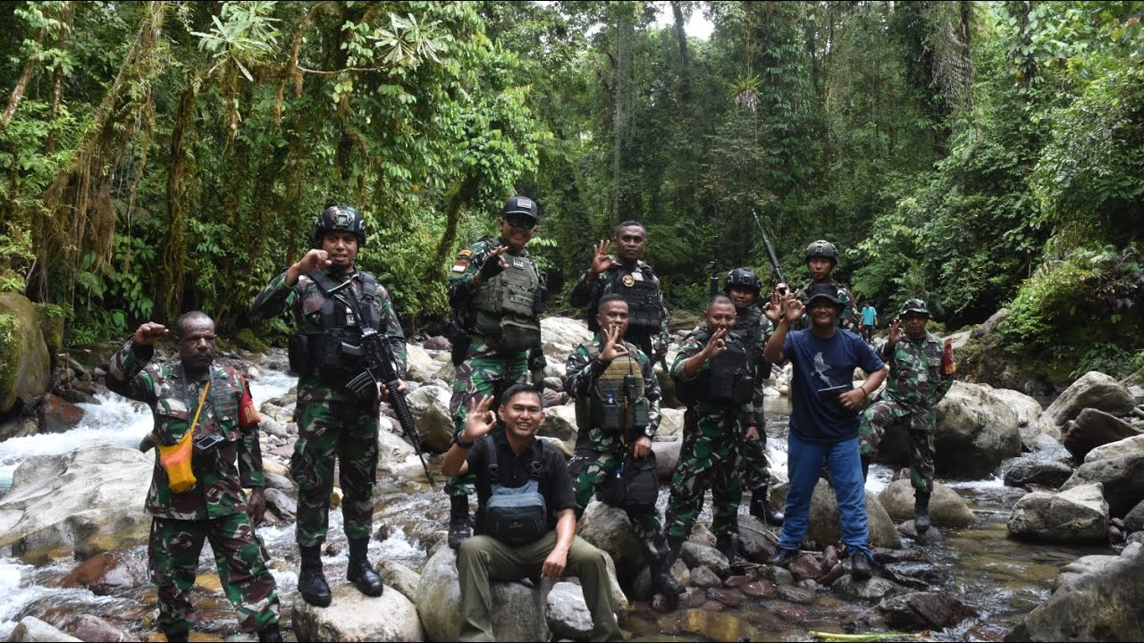 PATROLI WILAYAH DANDIM 1710/MIMIKA