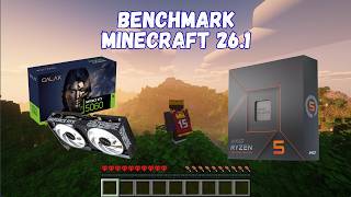 Minecraft 26.1 RTX 5060 + Ryzen 5 7600X Vale a pena? | Benchmark