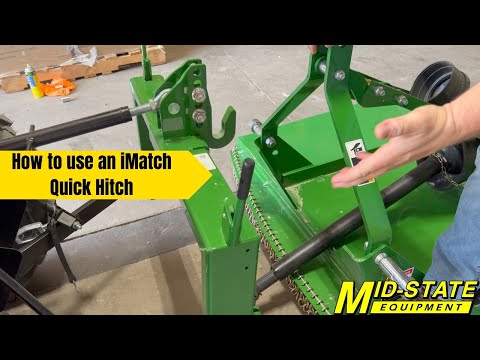 How to use an iMatch Quick Hitch | John Deere | Mid-State Equipment