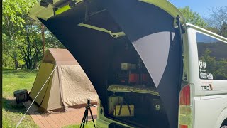 Hiace] I installed Eyes Blocker to protect against rain. - YouTube