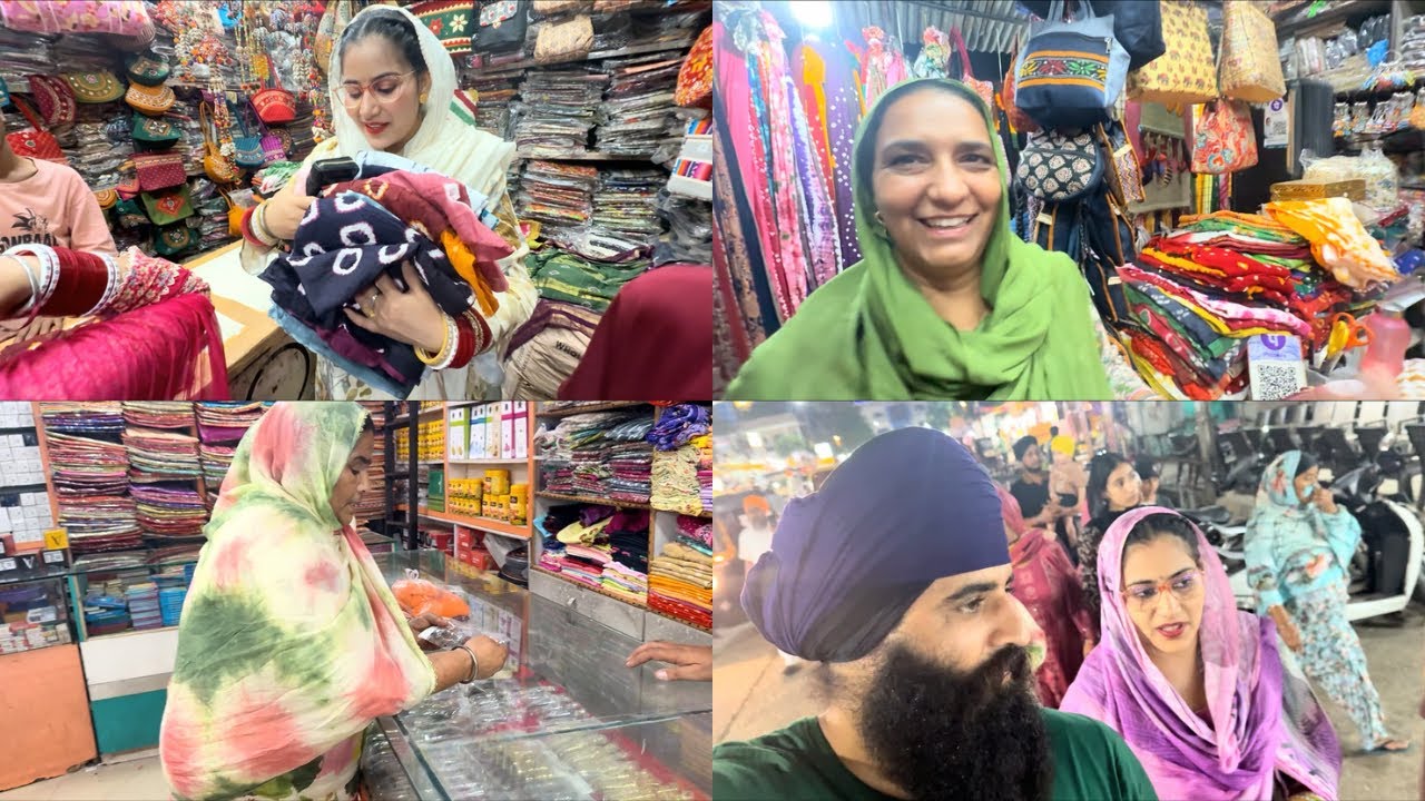 shoping kite bina wapsi kida ho skdi pind nu sara bazaar ghuma dita nl 😊