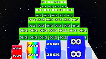 Jelly Run 2048 vs Man Runner 2048 - Satisfying ASMR Gameplay (Noob vs Pro vs Hacker)