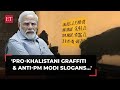 Pro-Khalistan graffiti, slogans against PM Modi appear on Delhi Metro walls; police launch probe