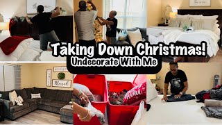 *NEW* CLEAN & UNDECORATE | TAKING DOWN CHRISTMAS | CLEANING MOTIVATION by Tifani Michelle 20,530 views 2 years ago 1 hour, 1 minute