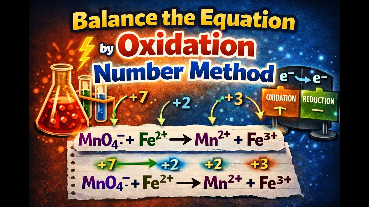 Balancing Redox Reactions Step-by-Step | Easy Method with Examples ...