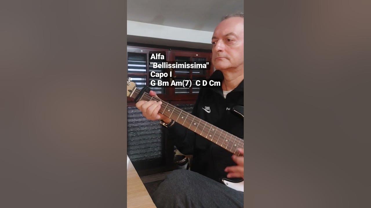 Alfa "Bellissimissima" #tutorial #chords #free #accordi #lessons #accompagnamento #fingerstyle