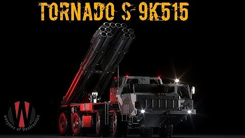 TORNADO S 9K515 MLRS Multiple Launch Rocket System 300 mm Russia
