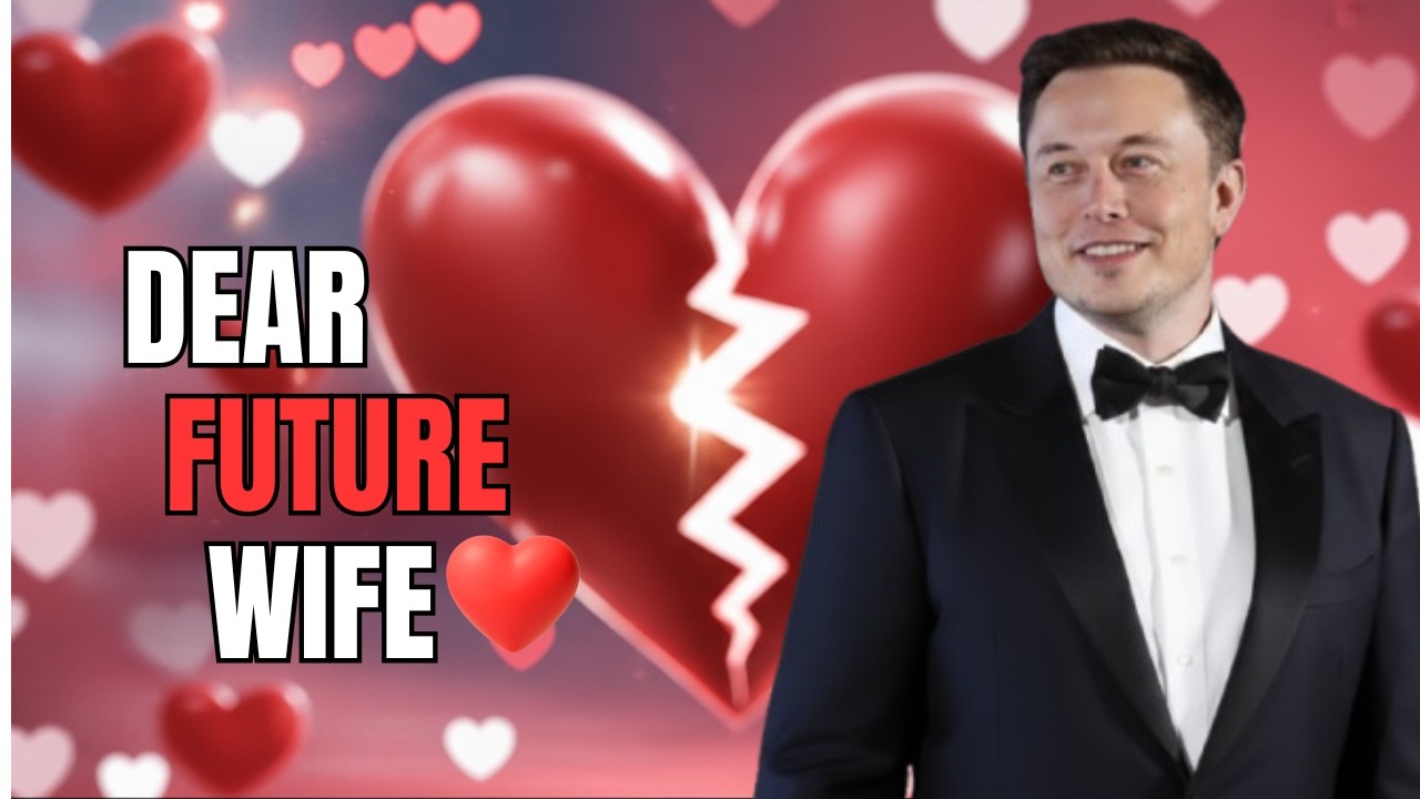 Elon Musk Dear Future Wife, My Soul Knew You Before My Eyes Ever Saw You