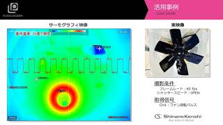 サーモグラフィ＋データロガー 「自己発熱ファン」