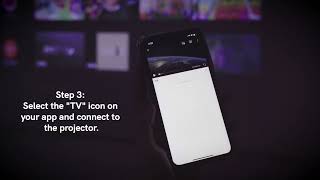 How to Project Movies from Phone Apps with CUBE4 Projector