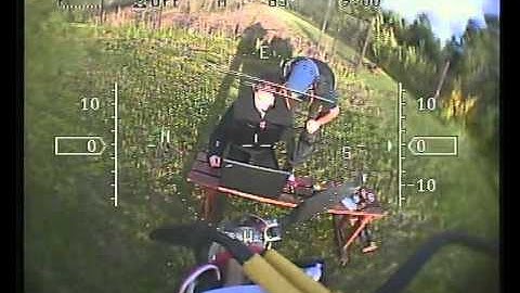 my first fpv flight, pitlab ap & osd. fail!!