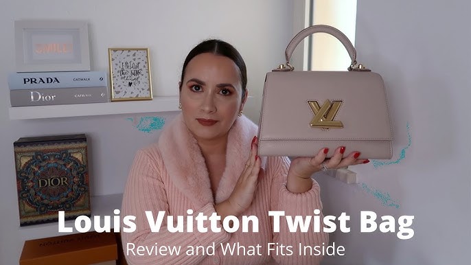 Túi xách Louis Vuitton Twist Mini siêu cấp màu trắng size 15.5 cm - M56118