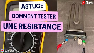 Tester une résistance de lavelinge !  #tips #tester #resistance