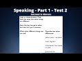 2.1 | Speaking - Part 1 - Test 2 | Succeed in Movers