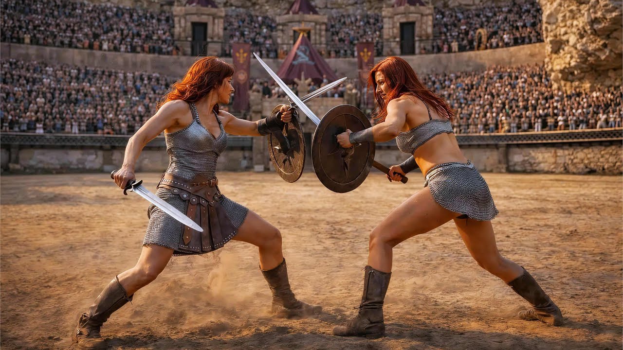 Kadın Esirler Hayatta Kalmak İçin Ölümcül Arenalarda Savaşıyor