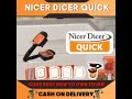 Quick 5 In 1 Nicer Dicer Vegetables Fruits Cutter Slicer New 