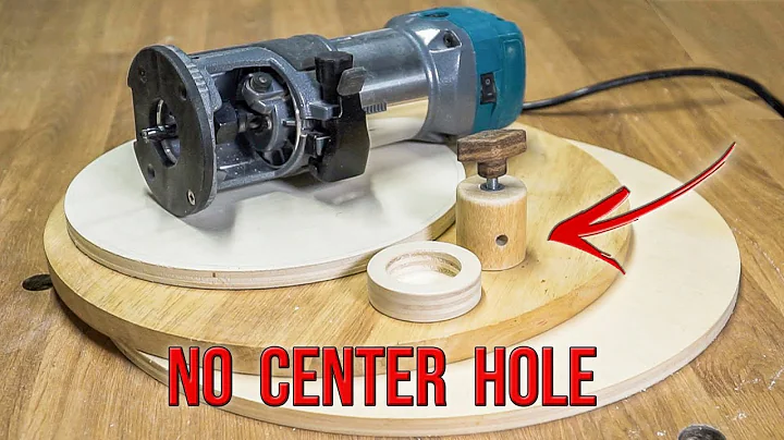 Circle Cutting Jig For Your Router -  (Probably the simplest you've ever seen)