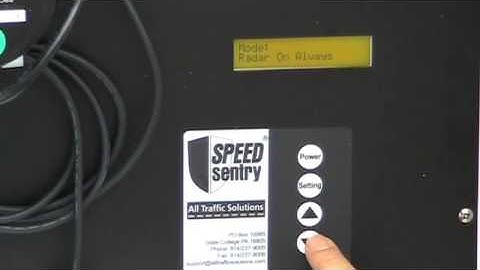 Introduction to SPEEDsentry Radar Speed Display Sign