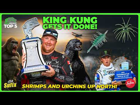 Trey is Godzilla, Shrimps vs Urchins, Ike is done? - Top 5 in Bass Fishing