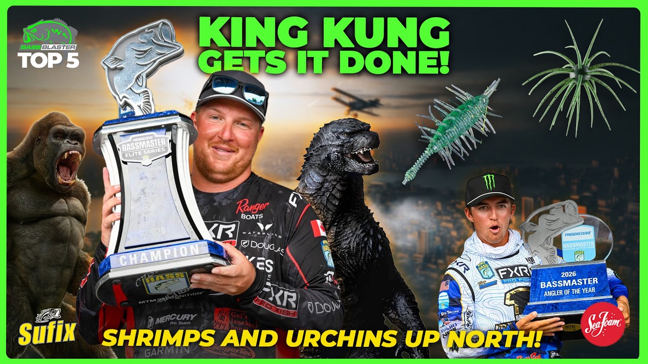 Shrimps vs Urchins up north, Trey is Godzilla, Ike is done? – Top 5 in Bass Fishing
