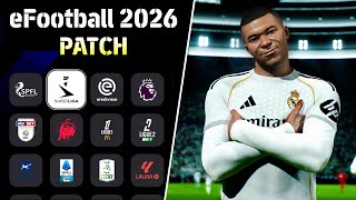 Efootball 2026 First Patch Kits & Transfers Of The 2025 26 Season, New Scoreboard & More