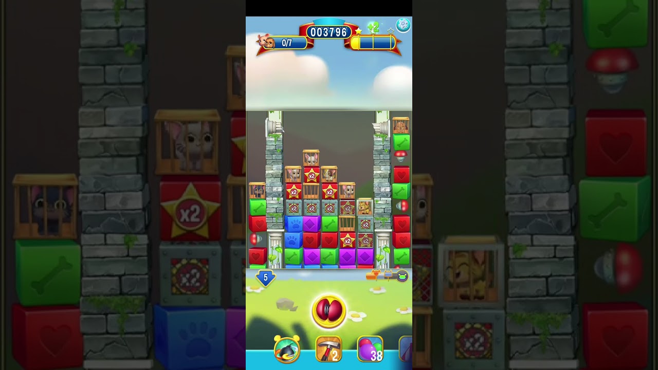 Pet Rescue Saga level 4742 one hammer