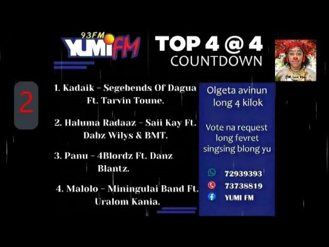 93 FM Yumi FM Top 4 | PNG Latest Music 2024