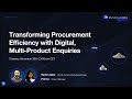 Transforming Procurement Efficiency with Digital, Multi-Product Enquiries | MetalshubTalks 001