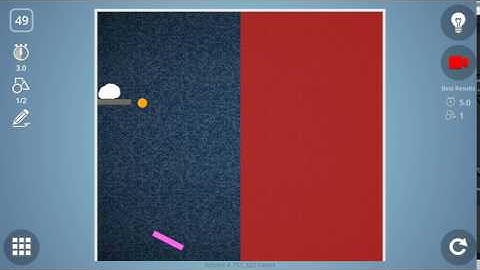 Check out how I solved level 49 in Brain It On! #BrainItOn