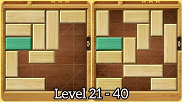 Move The Block : - Slide Puzzle - (Beginner Level 21 - 40) Gameplay #2