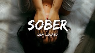 Video thumbnail of "Demi Lovato - Sober (Lyrics)"